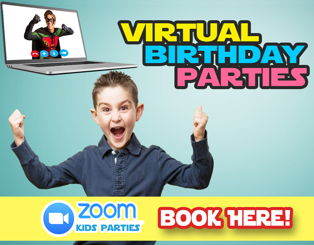 Book Zoom Kids Birthday Parties Online