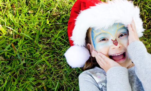 Christmas Holiday Face Painting for Kids and Adults Corporate Events in Brisbane and Gold Coast