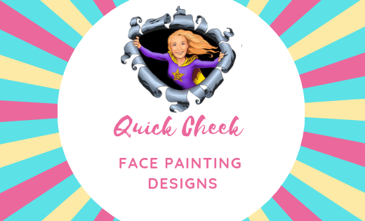 Simple Face Painting Designs for Corporate Events in Brisbane and Gold Coast Area
