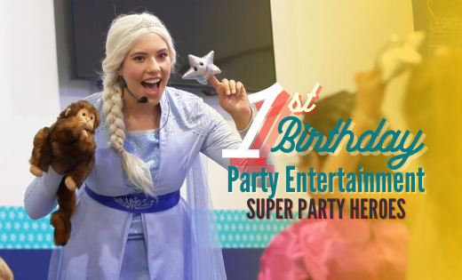 2 super party heroes toddler party first birthday party, entertainment for hire